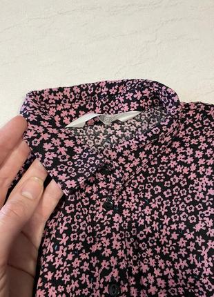 Плаття-сорочка у квіти h&m 3