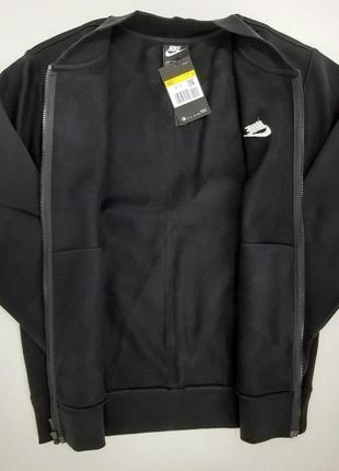 Оригінальний чоловічий бомбер на флісі nike nsw club bomber jacket / bv2686-0106 фото