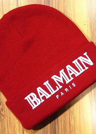 Новая шапка balmain paris fr028 женская жіноча прекрасный подарок