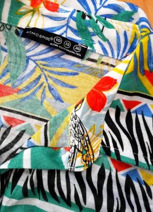 Блузочка в тропічний принт