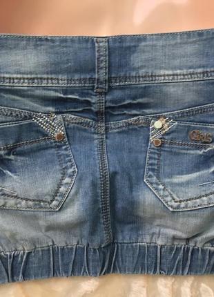 Стильное джинсовая юбка недорого2 фото
