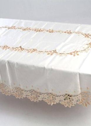 Скатертина на овальний сто9160*240 гілочка