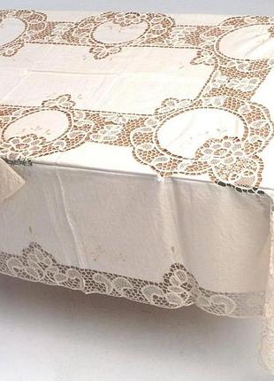 Скатертина 180х220 бежевий no brand 18187