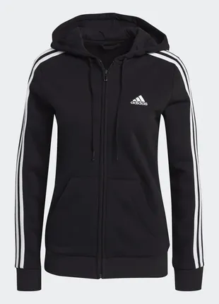 Флисовая толстовка adidas essentials 3-stripes sportswear gm55674 фото