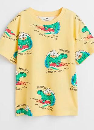 Детская футболка dinosaurs h&amp;m на мальчика 67005