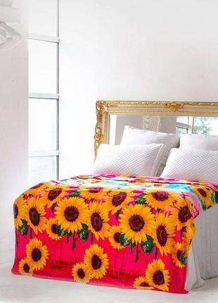 Простынь 3d микрофибра  215х235 фирма cotton life
