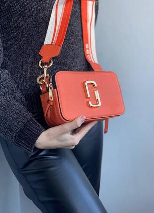 Сумка marc jacobs logo orange8 фото