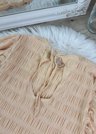 Брендова мила блуза з обьемними рукавами primark🧡🩶7 фото