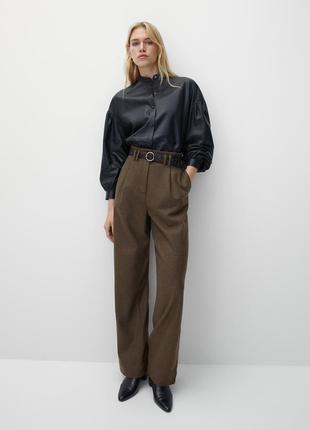 Новые шерстяные брюки massimo dutti