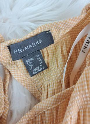 Брендова мила блуза з обьемними рукавами primark🧡🩶8 фото