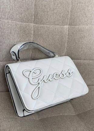 Сумка guess white10 фото