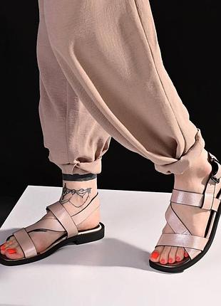 Босоніжки жіночі рожеві б1413 код товару: 4421807