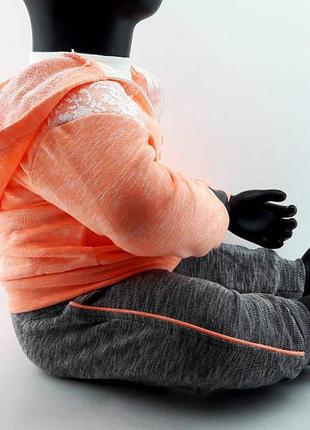 Спортивный костюм 6 месяцев туреченица для новорожденной девочки набор коралловый3 фото