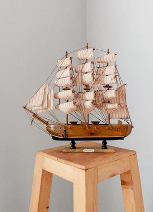 Модель корабля вітрильника (fregatte), сувенір1 фото