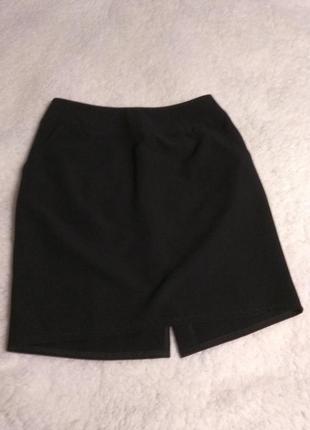 Черная классическая юбка экшен2 фото