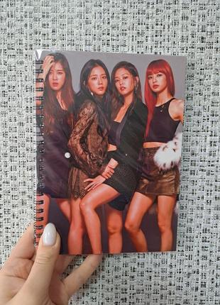 Скетчбук black pink блек пинк на пружине 30 листов 3128