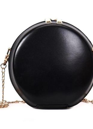 Сумка женская круглая. сумочка круглой формы