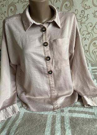 Рубашка блузка атлас сатин следящая роза1 фото