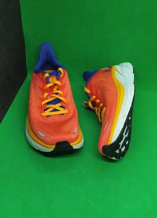 Кроссовки для бега hoka one one clifton 8 st pack orange (1119394-fbln), оригинал.2 фото