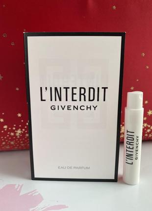 Givenchy l’interdit eau de parfum 1 мл1 фото