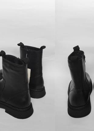 Zara 100% натуральная кожа ботинки5 фото