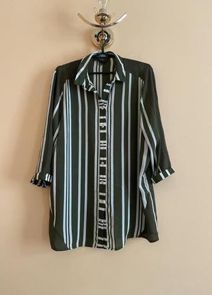Батал великий розмір стильна легка шифонова блуза блузка блузочка сорочка рубашка