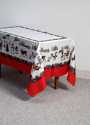 Скатертина 160х220 білий no brand 21449