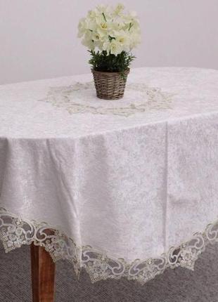 Скатертину на кухонний стіл коло 160 фірми magik collection