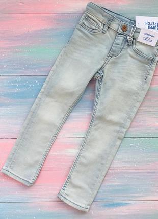 Джинсы скинни h&m для девочки, 2-3р, новые