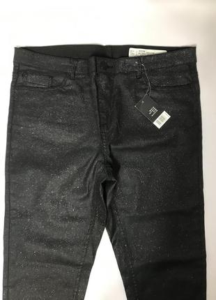 Женские джинсы скинни брюки стрейчовые с блестками2 фото