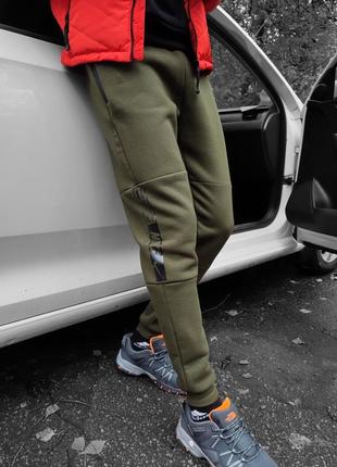 Чоловічі джогери штани спортивні nike хакі3 фото