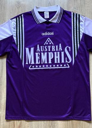 Мужская коллекционная винтажная ретро джерси adidas austria mamphis 1996 1998 home2 фото