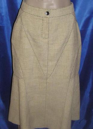 Супер цена *=оригинальная классная юбочка=лен=