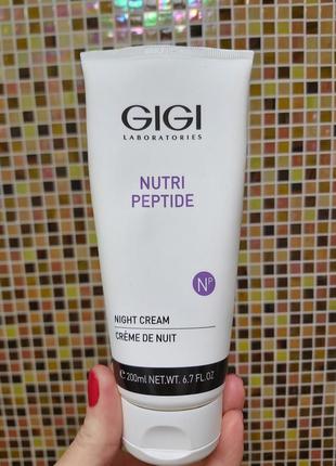 Ночной питательный крем gigi nutri-peptide night