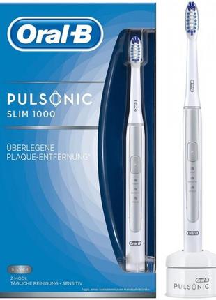 Ультразвуковая зубная щетка pulsonic slim 1000 oral-b