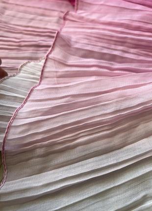 Стильный шарф градиент жатка 🌸5 фото