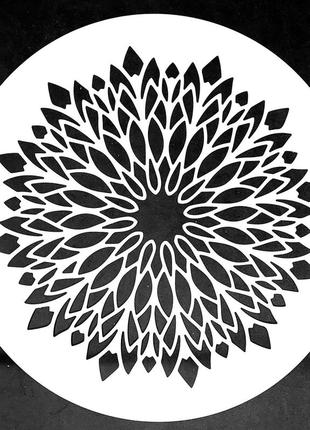 Трафарет для декора стен 1 мм мандала