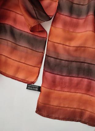 Шовковий палантин шарф шаль, 100% шовк yam yam9 фото