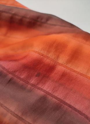 Шовковий палантин шарф шаль, 100% шовк yam yam10 фото