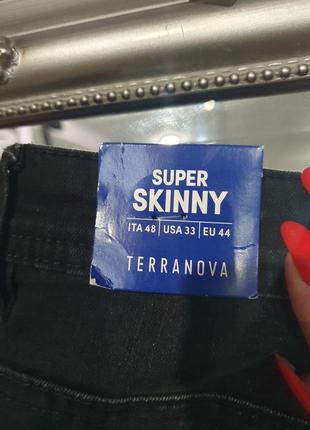 Крутые джинсы super skinny terranova - р-р 33 - можно на меньше8 фото