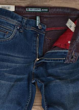 Акція, big cowers, якісні чоловічі джинси, slim, турецькі, синього кольору, розпродаж2 фото