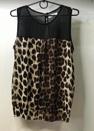 ✨ легенька майка-блузка з анімалістичним принтом