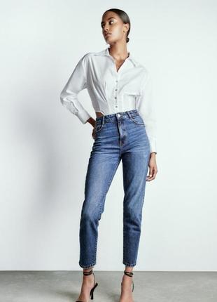 Джинси zara mom fit, 34