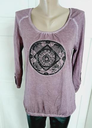 Лонг слов с аппликацией натуральный.rock angel