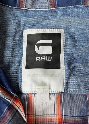 Рубашка в клетку g star raw8 фото