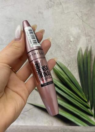 💖туш для вій maybelline new york lash sensational full fan effect very black