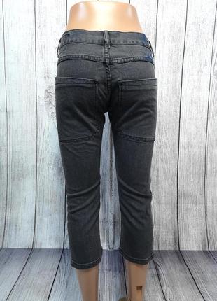 Бриджи джинсовые серые outfitters nation, отл сост!5 фото