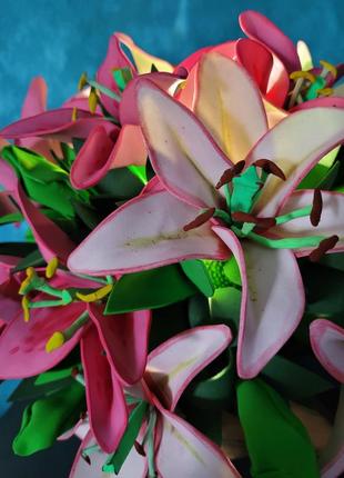 Лилии букет лилий светильник ночник цветочный светильник лилии