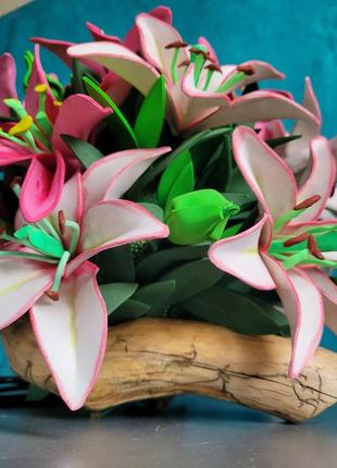 Лилии букет лилий светильник ночник цветочный светильник лилии