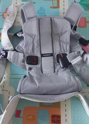Рюкзак-кенгуру babybjorn baby carrier one - air silver